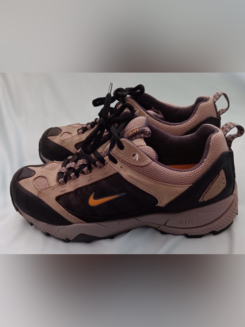 Nike Beige, Black & Orange Trail Sneakers - Picture 3 of 7